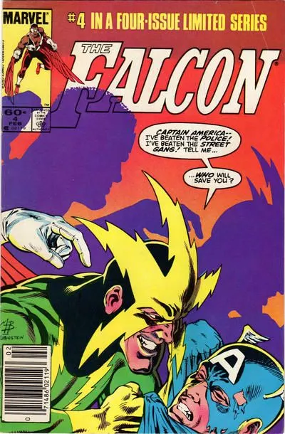 The Falcon #4 Newsstand Edition comic book cover, 1984