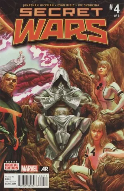 Secret Wars (2015) #4 Alex Ross Regular comic book cover, 2015