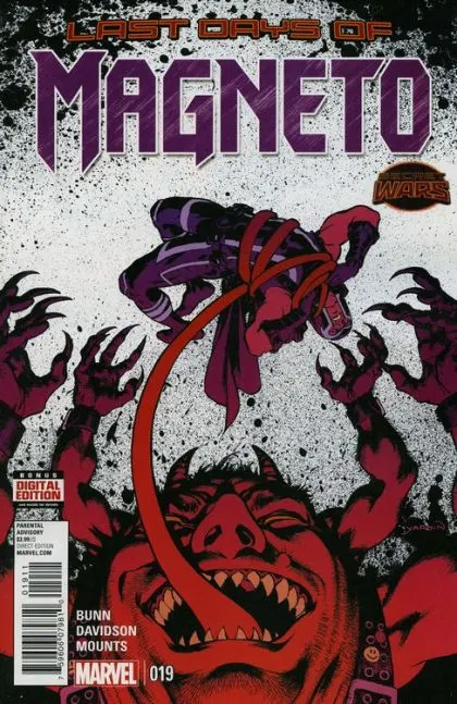 Magneto, Vol. 3 #19 Regular David Yardin Cover comic book cover, 2015