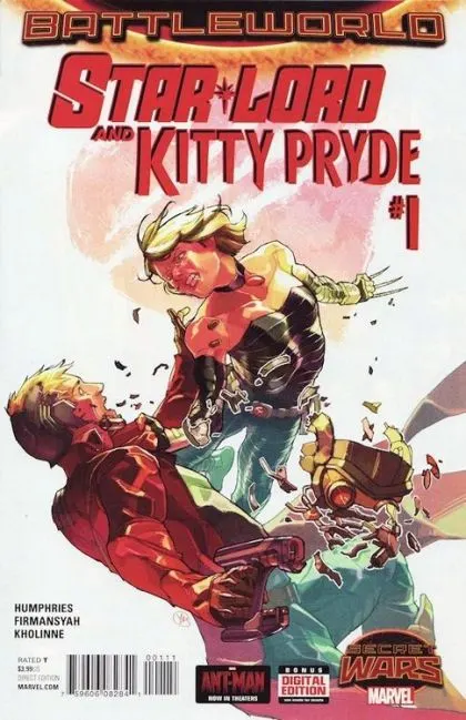Star-Lord & Kitty Pryde #1 Yasmine Putri Regular Cover comic book cover, 2015