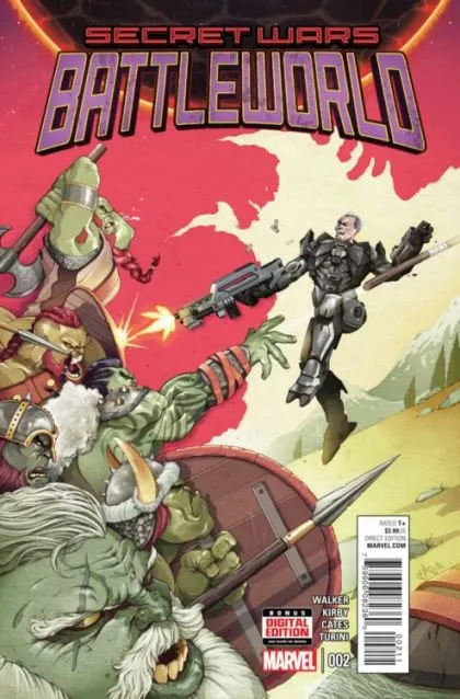 Secret Wars: Battleworld #2 Chris Murray Regular Cover comic book cover, 2015