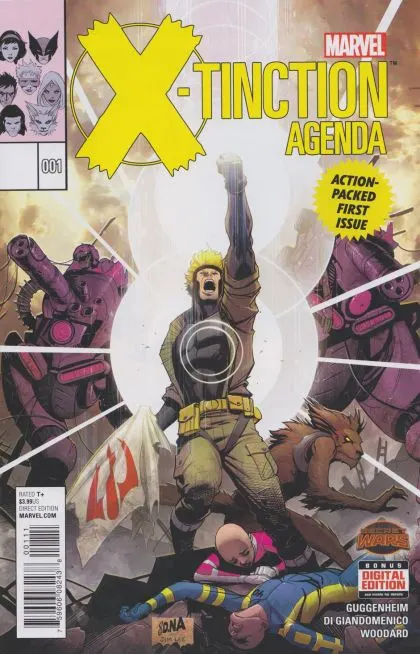 X-Tinction Agenda #1 Regular David Nakayama Cover comic book cover, 2015