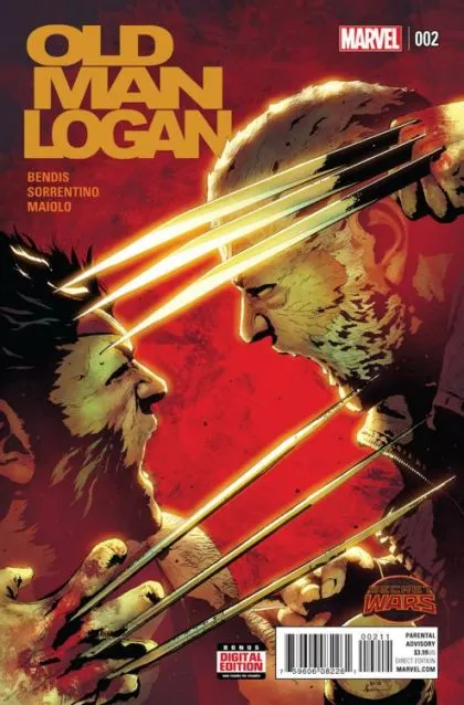 Old Man Logan, Vol. 1 #2 Andrea Sorrentino Regular Cover comic book cover, 2015