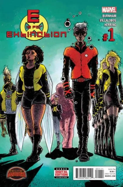 E Is For Extinction #1 Ian Bertram Regular Cover comic book cover, 2015