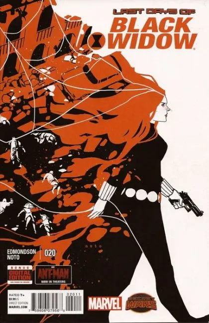 Black Widow, Vol. 6 #20 comic book cover, 2015