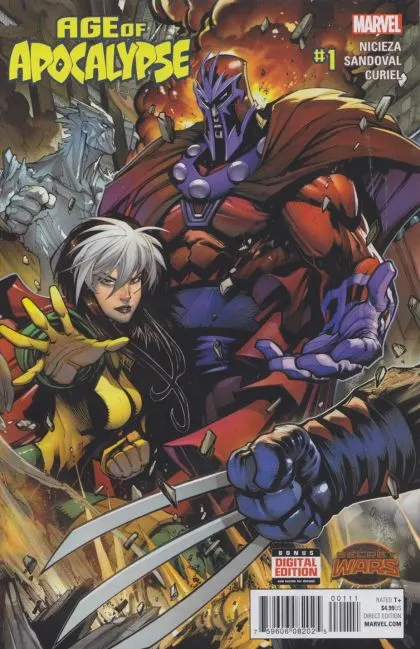 Age of Apocalypse, Vol. 2 #1 Regular Cover - Gerardo Sandoval comic book cover, 2015