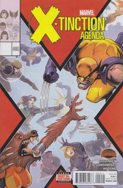 X-Tinction Agenda #2 Regular David Nakayama Cover comic book cover, 2015