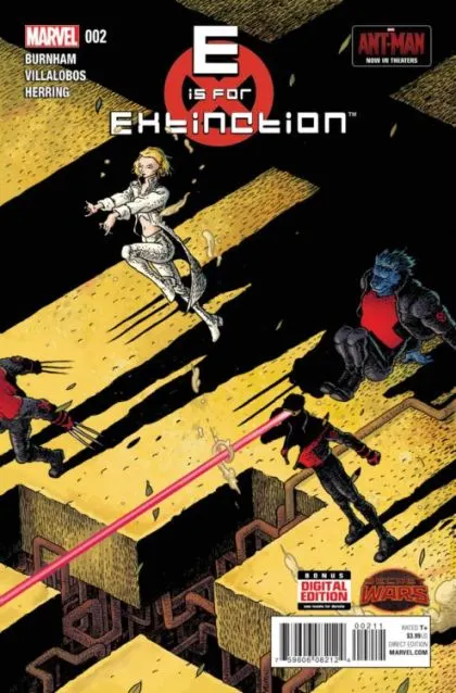 E Is For Extinction #2 Regular Ian Bertram Cover comic book cover, 2015