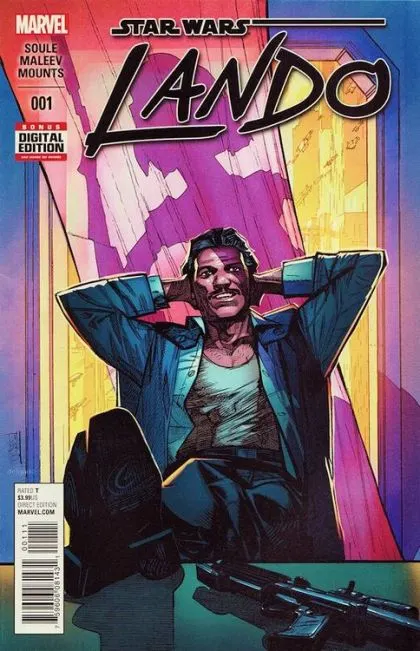 Star Wars: Lando #1 Alex Maleev Regular comic book cover, 2015
