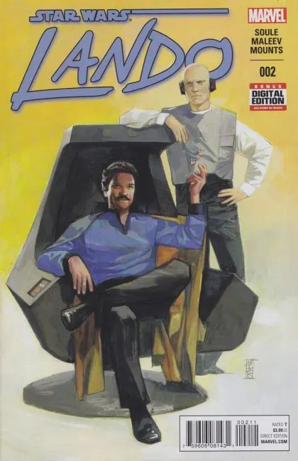 Star Wars: Lando #2 comic book cover, 2015