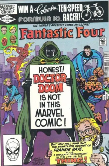 Fantastic Four, Vol. 1 #238 Direct Edition comic book cover, 1982