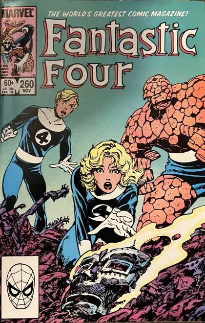 Fantastic Four, Vol. 1 #260 Direct Edition comic book cover, 1983