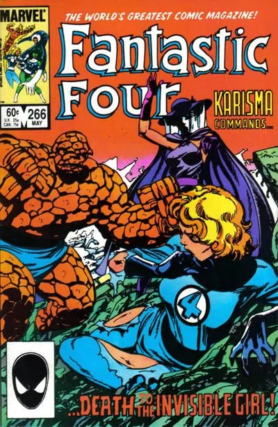 Fantastic Four, Vol. 1 #266 Direct Edition comic book cover, 1984