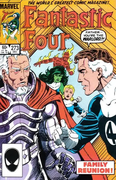 Fantastic Four, Vol. 1 #273 Direct Edition comic book cover, 1984