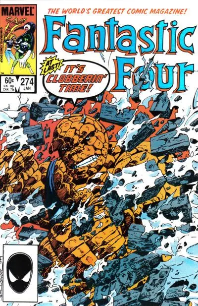 Fantastic Four, Vol. 1 #274 Direct Edition comic book cover, 1985