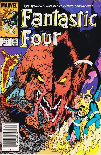 Fantastic Four, Vol. 1 #277 Canadian Price Variant comic book cover, 1985