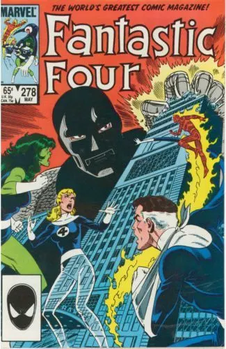 Fantastic Four, Vol. 1 #278 Direct Edition comic book cover, 1985