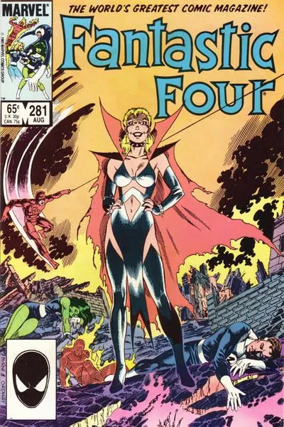 Fantastic Four, Vol. 1 #281 Direct Edition comic book cover, 1985