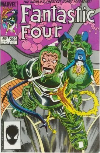 Fantastic Four, Vol. 1 #283 Direct Edition comic book cover, 1985