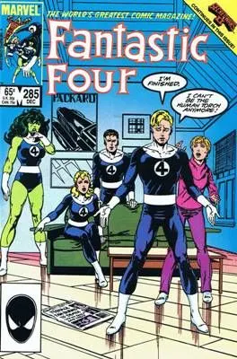 Fantastic Four, Vol. 1 #285 Direct Edition comic book cover, 1985