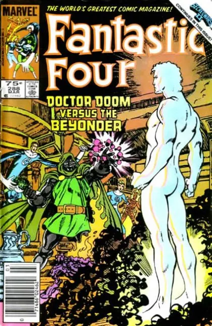 Fantastic Four, Vol. 1 #288 Newsstand Edition comic book cover, 1986