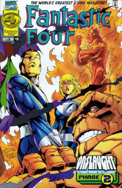 Fantastic Four, Vol. 1 #416 Direct Edition comic book cover, 1996