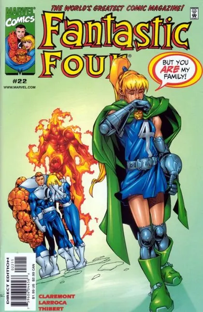 Fantastic Four, Vol. 3 #22 Direct Edition comic book cover, 1999