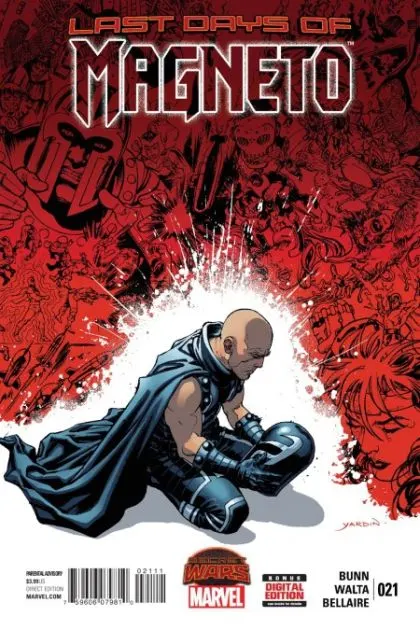 Magneto, Vol. 3 #21 comic book cover, 2015