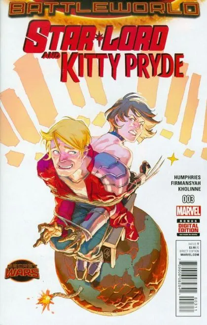 Star-Lord & Kitty Pryde #3 Yasmine Putri Regular Cover comic book cover, 2015