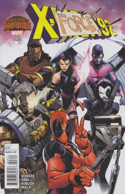 X-Men '92, Vol. 1 #3 Pepe Larraz Regular comic book cover, 2015