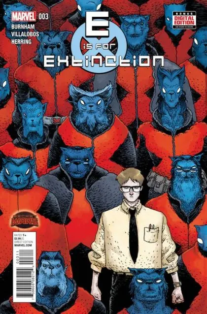 E Is For Extinction #3 Ian Bertram Regular Cover comic book cover, 2015