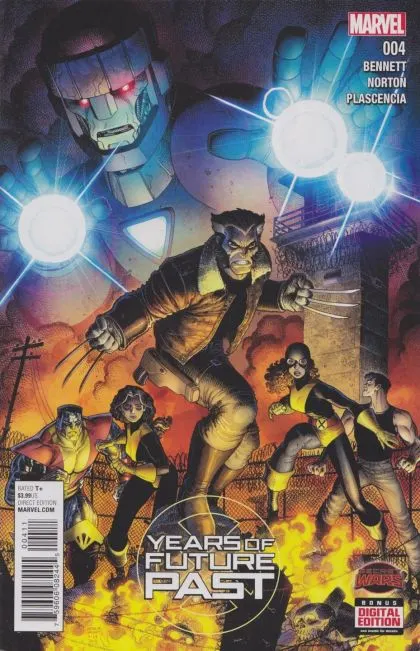 Years of Future Past #4 comic book cover, 2015