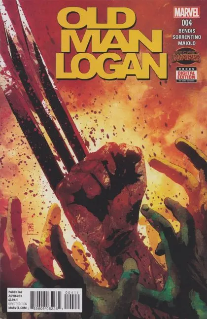 Old Man Logan, Vol. 1 #4 Andrea Sorrentino Regular Cover comic book cover, 2015