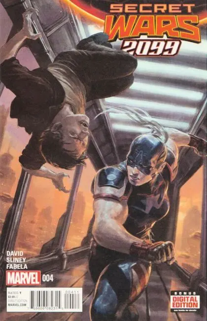 Secret Wars 2099 #4 comic book cover, 2015