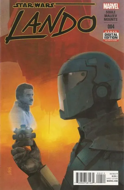 Star Wars: Lando #4 comic book cover, 2015