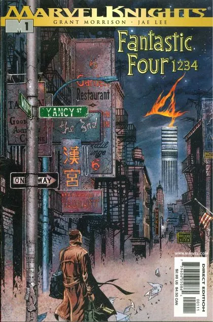 Fantastic Four: 1234 #1 Jae Lee Regular comic book cover, 2001