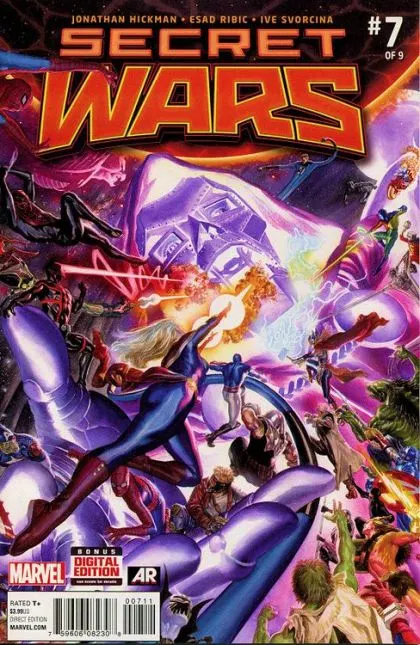 Secret Wars (2015) #7 Alex Ross Regular comic book cover, 2016