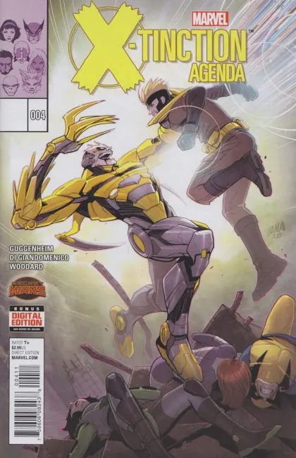 X-Tinction Agenda #4 comic book cover, 2015