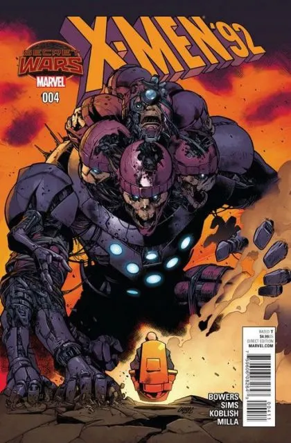 X-Men '92, Vol. 1 #4 Pepe Larraz Regular comic book cover, 2015