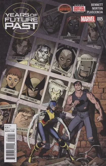 Years of Future Past #5 comic book cover, 2015