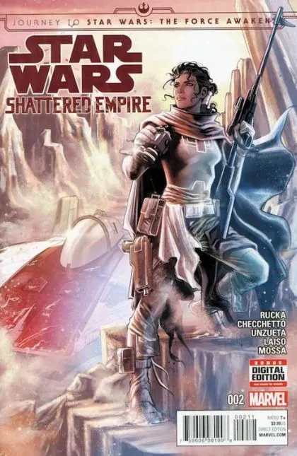Journey to Star Wars: The Force Awakens - Shattered Empire #2 Marco Checchetto Regular comic book cover, 2015
