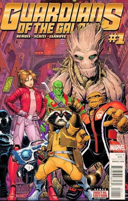 Guardians of the Galaxy, Vol. 4 #1 Regular Arthur Adams Cover comic book cover, 2015