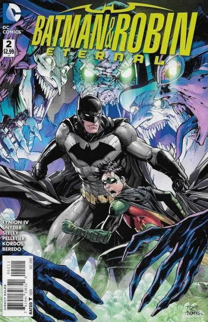 Batman and Robin: Eternal #2 comic book cover, 2015