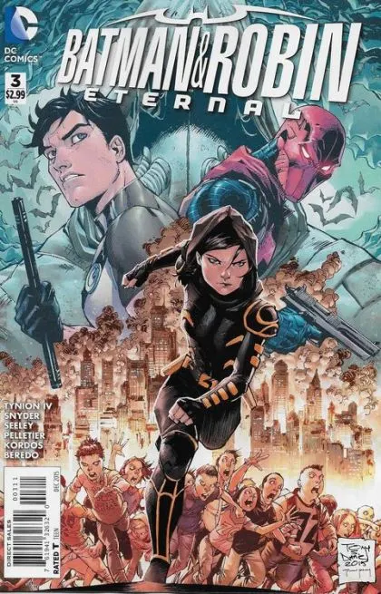 Batman and Robin: Eternal #3 comic book cover, 2015