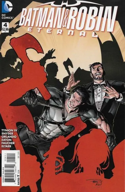 Batman and Robin: Eternal #4 comic book cover, 2015