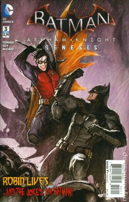 Batman Arkham Knight: Genesis #3 comic book cover, 2015