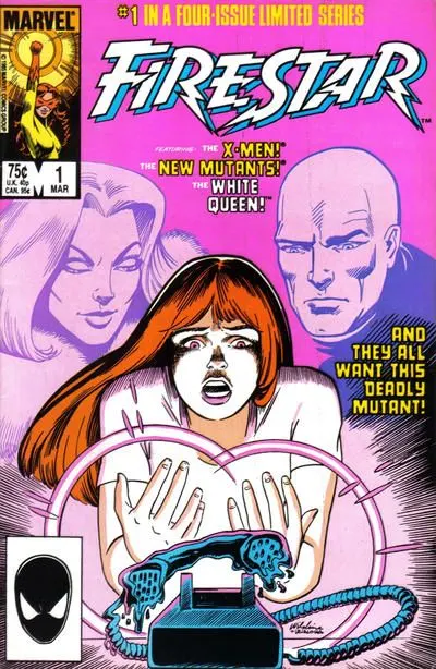 Firestar, Vol. 1 #1 Direct Edition comic book cover, 1986
