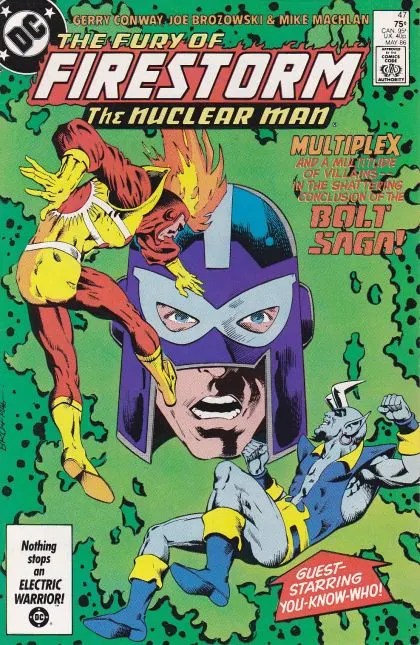 Firestorm, the Nuclear Man, Vol. 2 (1982-1990) #47 Direct Edition comic book cover, 1986