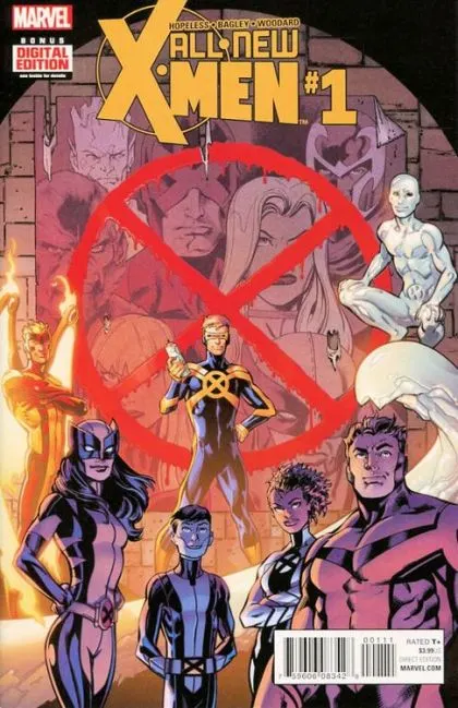 All-New X-Men, Vol. 2 #1 Regular Mark Bagley Cover comic book cover, 2016