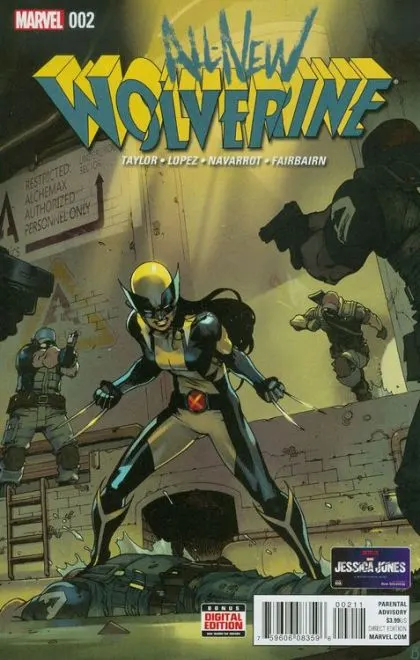 All-New Wolverine #2 Bengal Amari Regular comic book cover, 2016